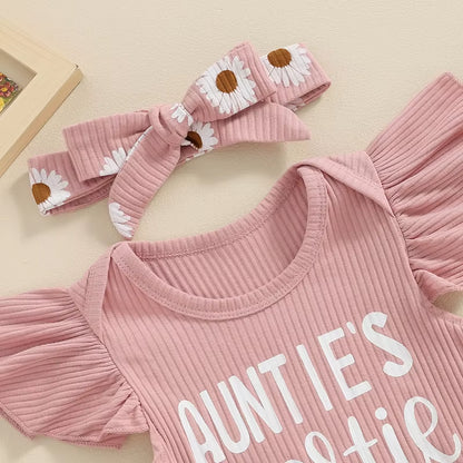 Auntielove – 3-Piece Summer Set for Baby Girls