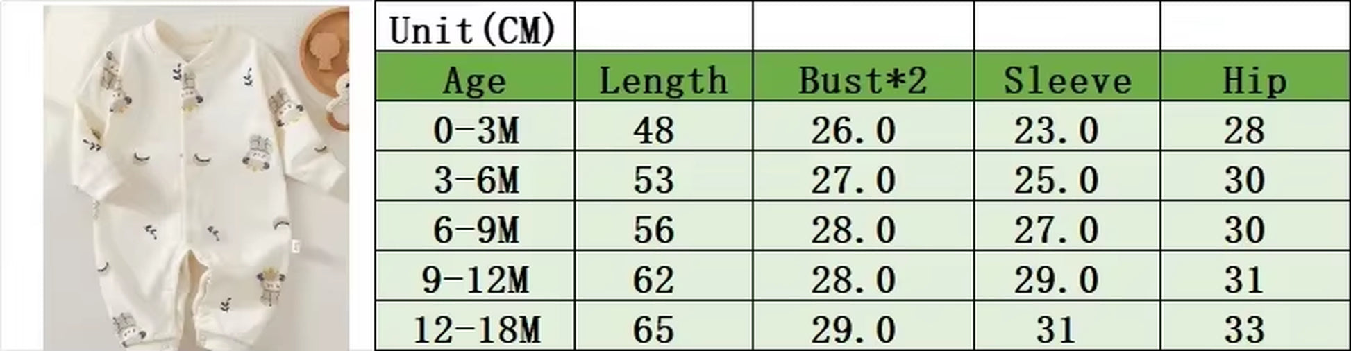 Purenest – Long Sleeve Cotton Baby Romper for Boys & Girls